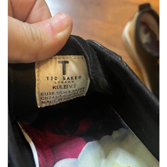 Ted Baker London Kulei V.2 Leather Sneaker Women's Sz 8 - Picture 4 of 8